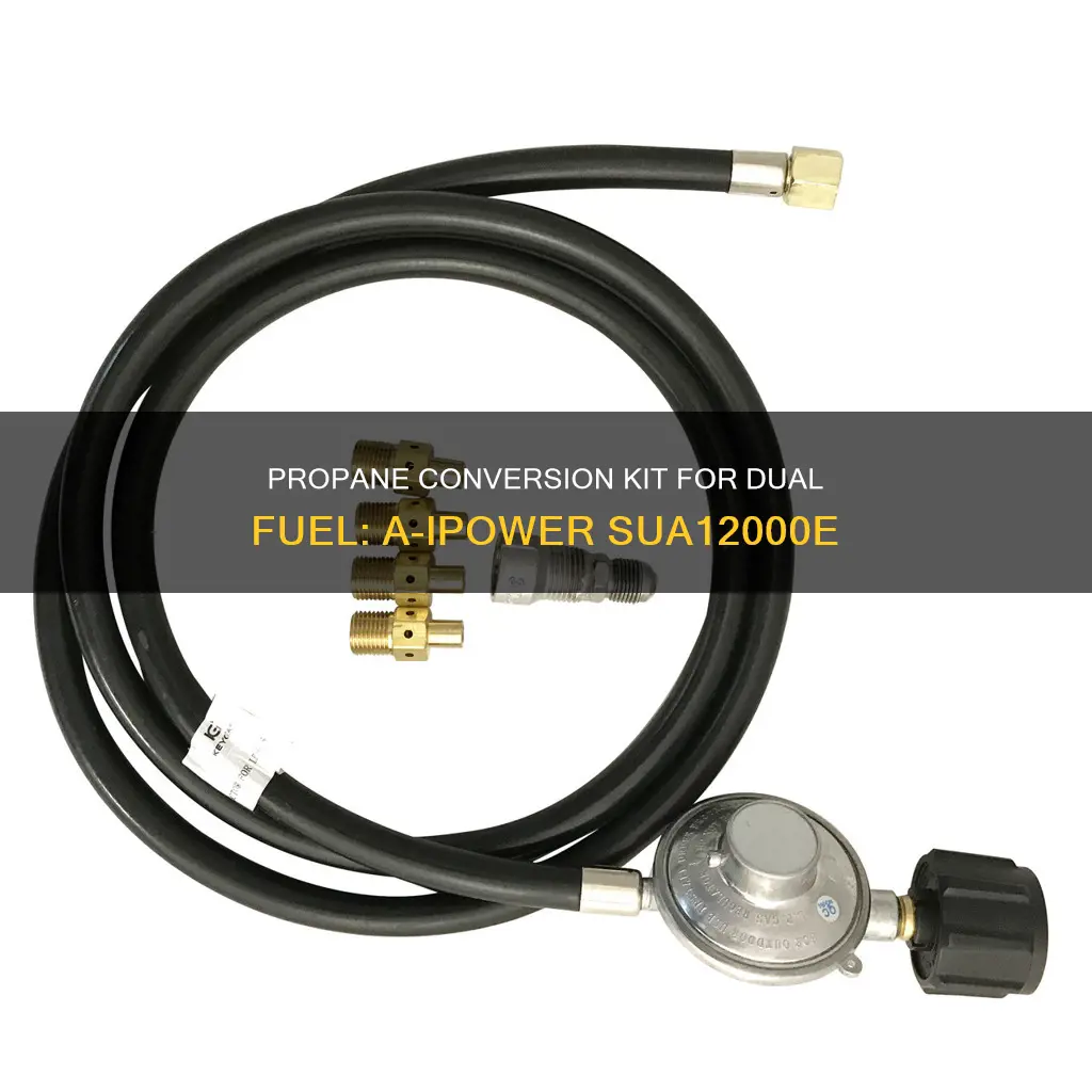 a-ipower sua12000e low pressure propane conversion dual fuel kit