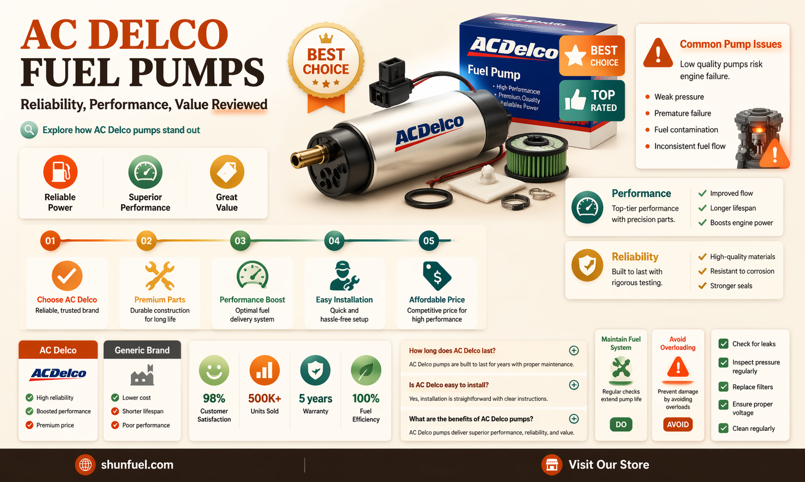 are ac delco fuel pumps any good