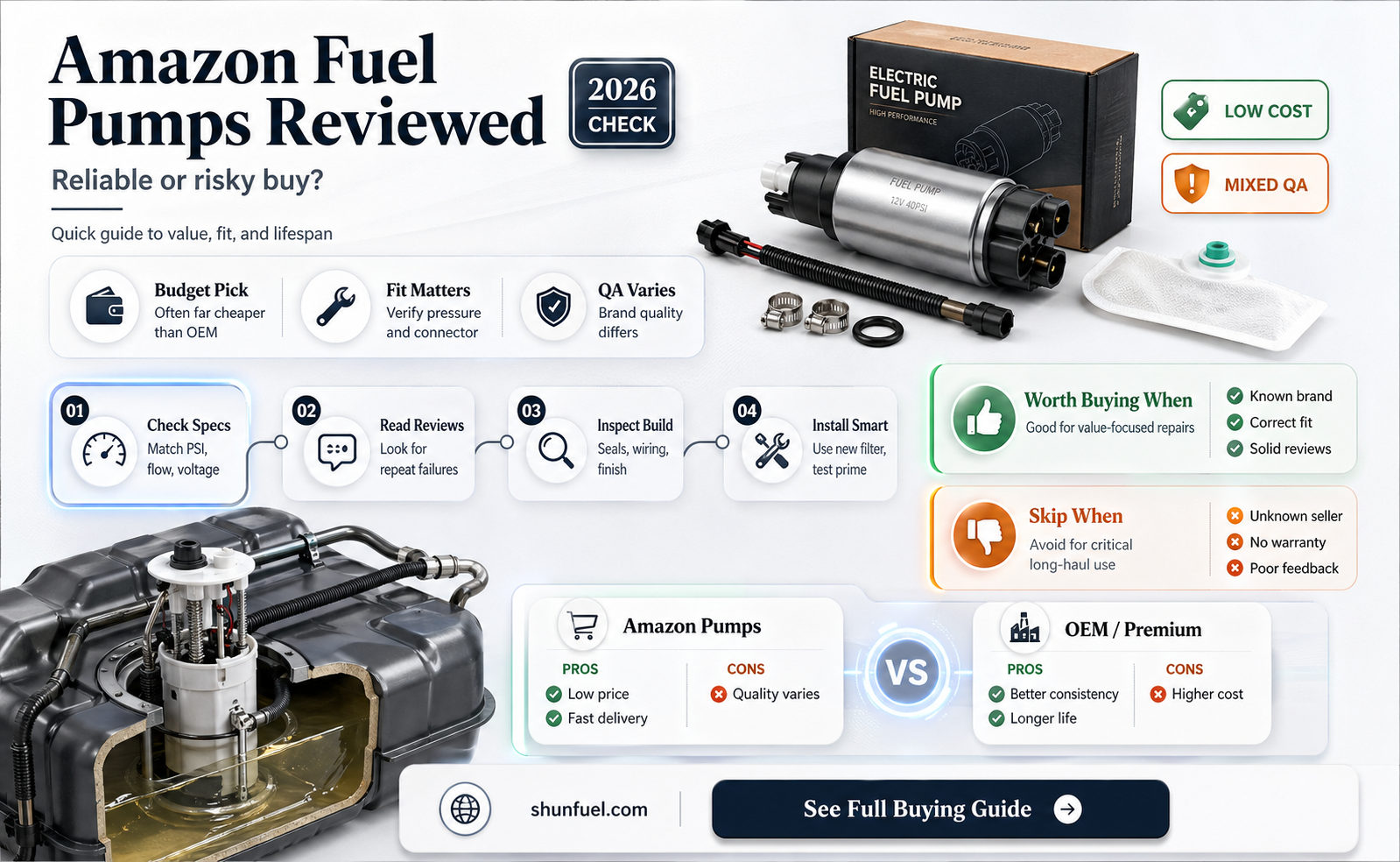 are amazon fuel pumps any good