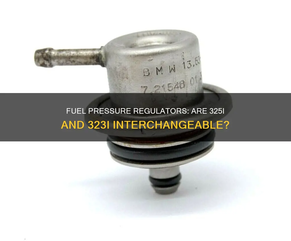 are 325i and 323i fuel pressure regulators the se