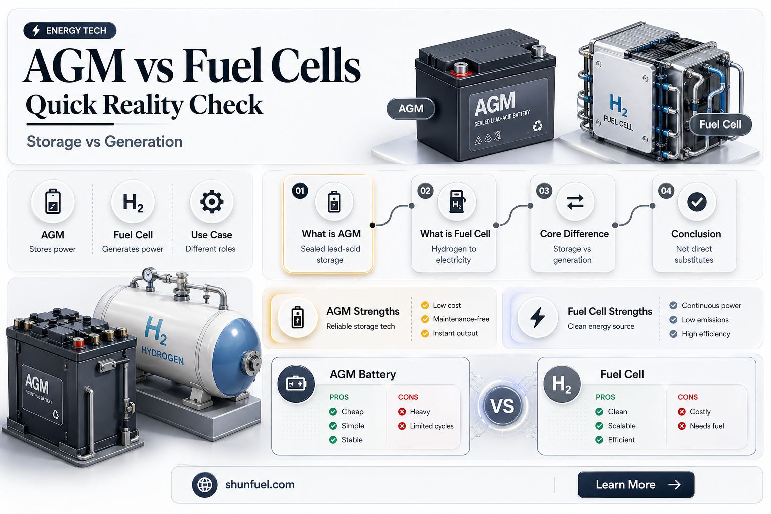 are agm batteries fuel cell