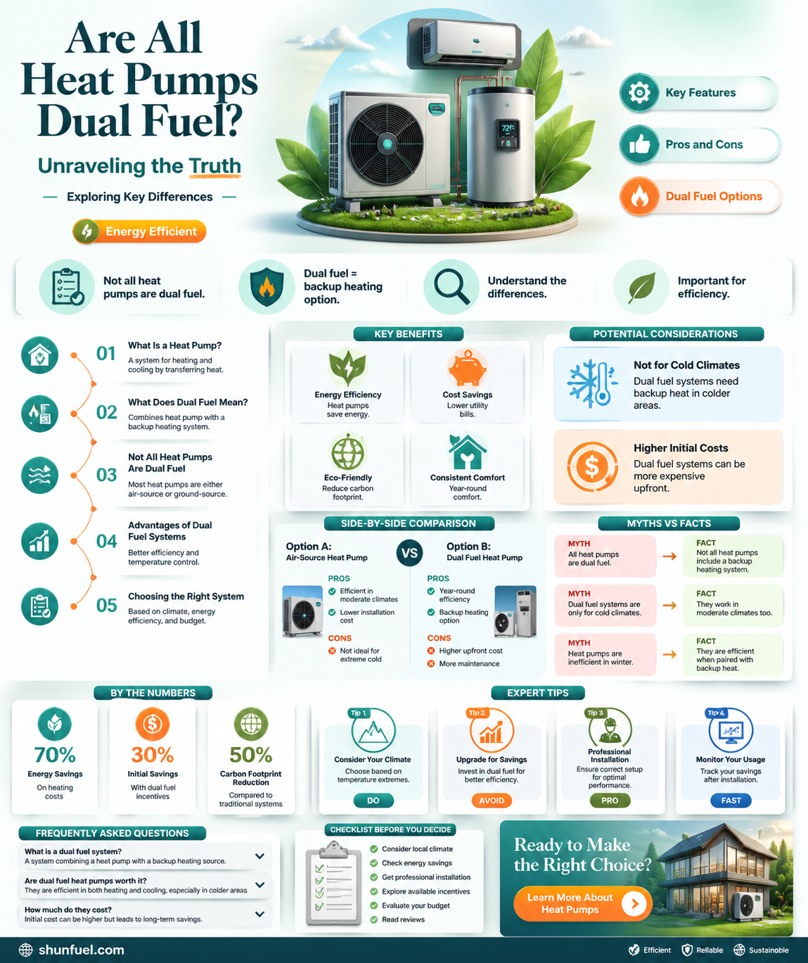 are all heat pumps dual fuel