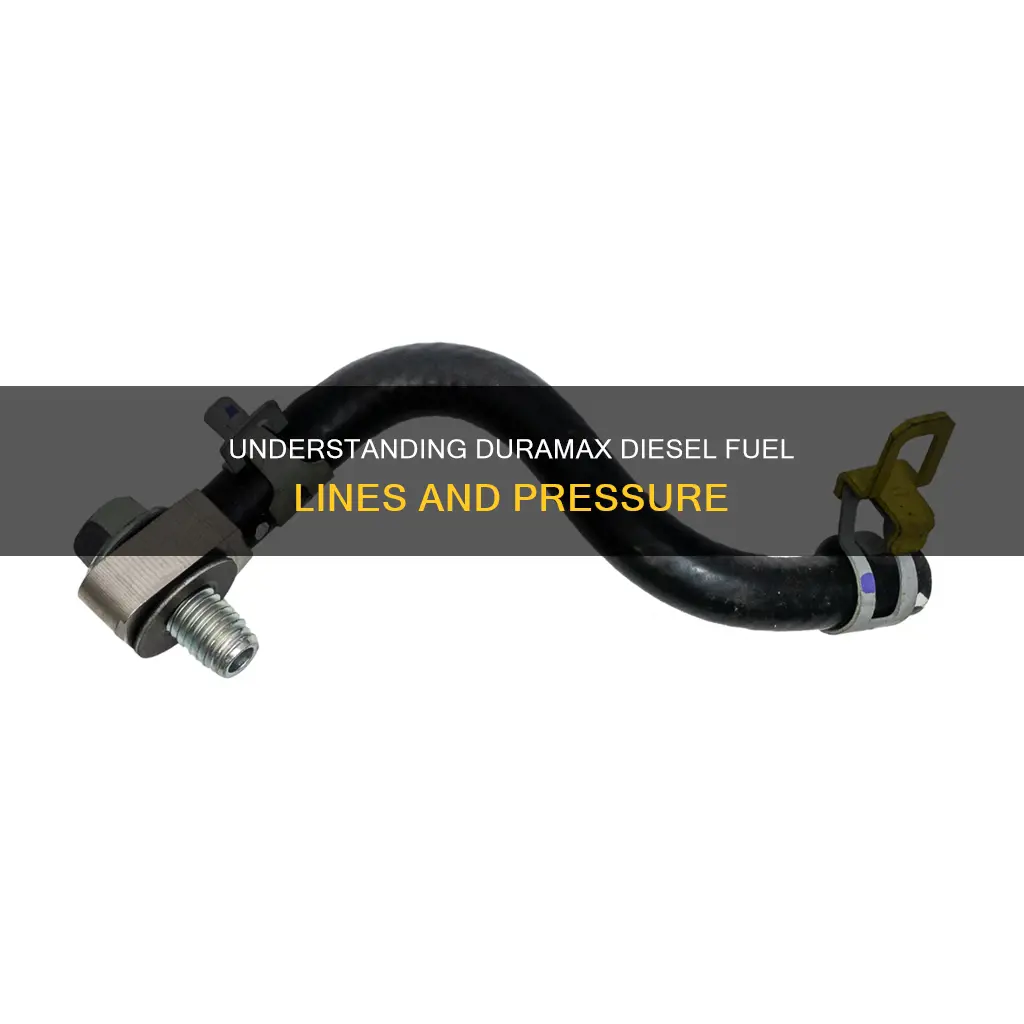 are any diesel fuel lines under pressure on 04 durmax