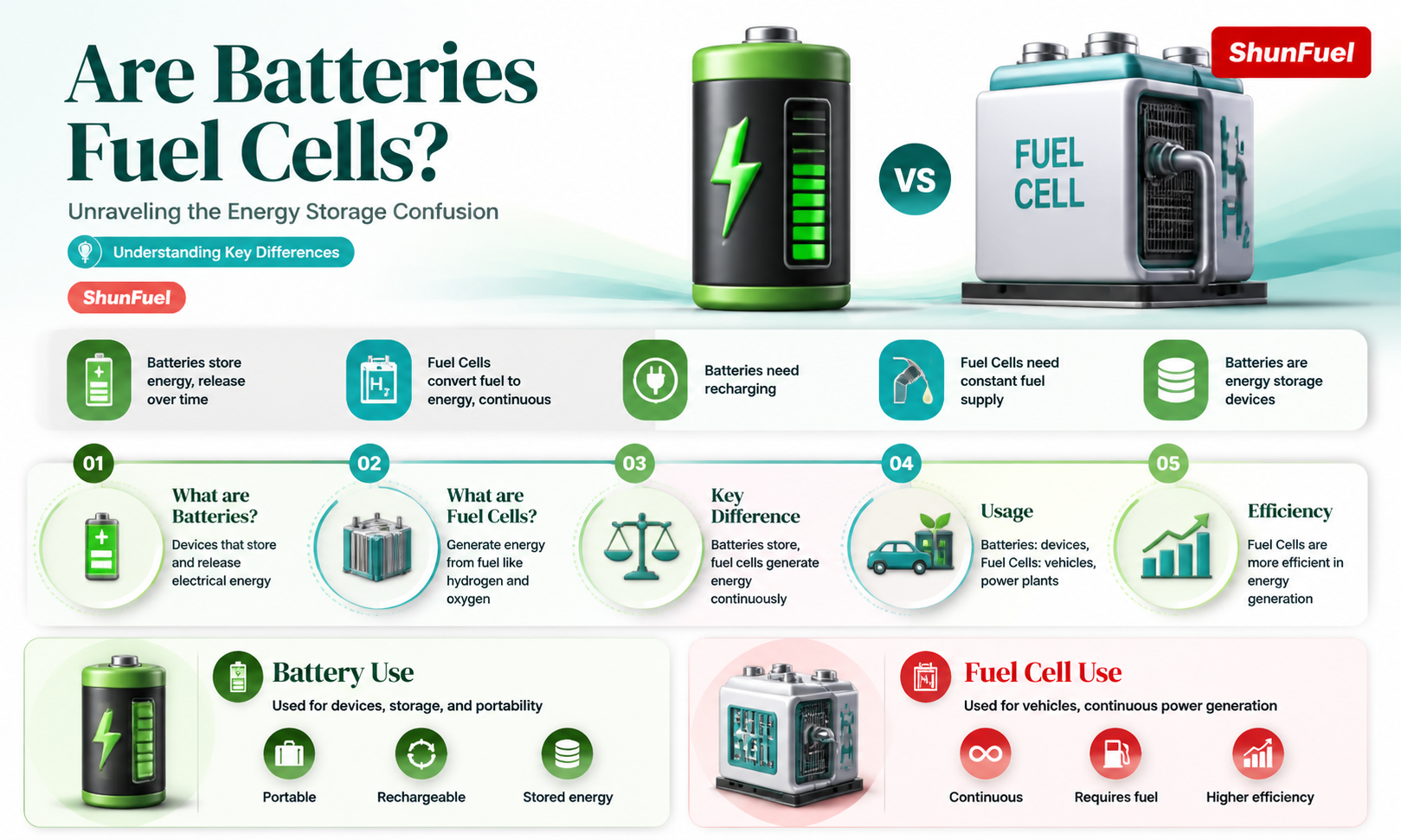 are batteries fuel cells