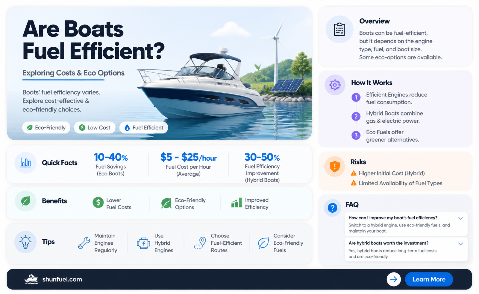 are boats fuel efficient