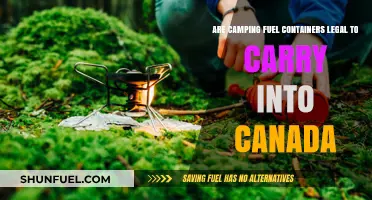 Can You Legally Bring Camping Fuel Containers into Canada?
