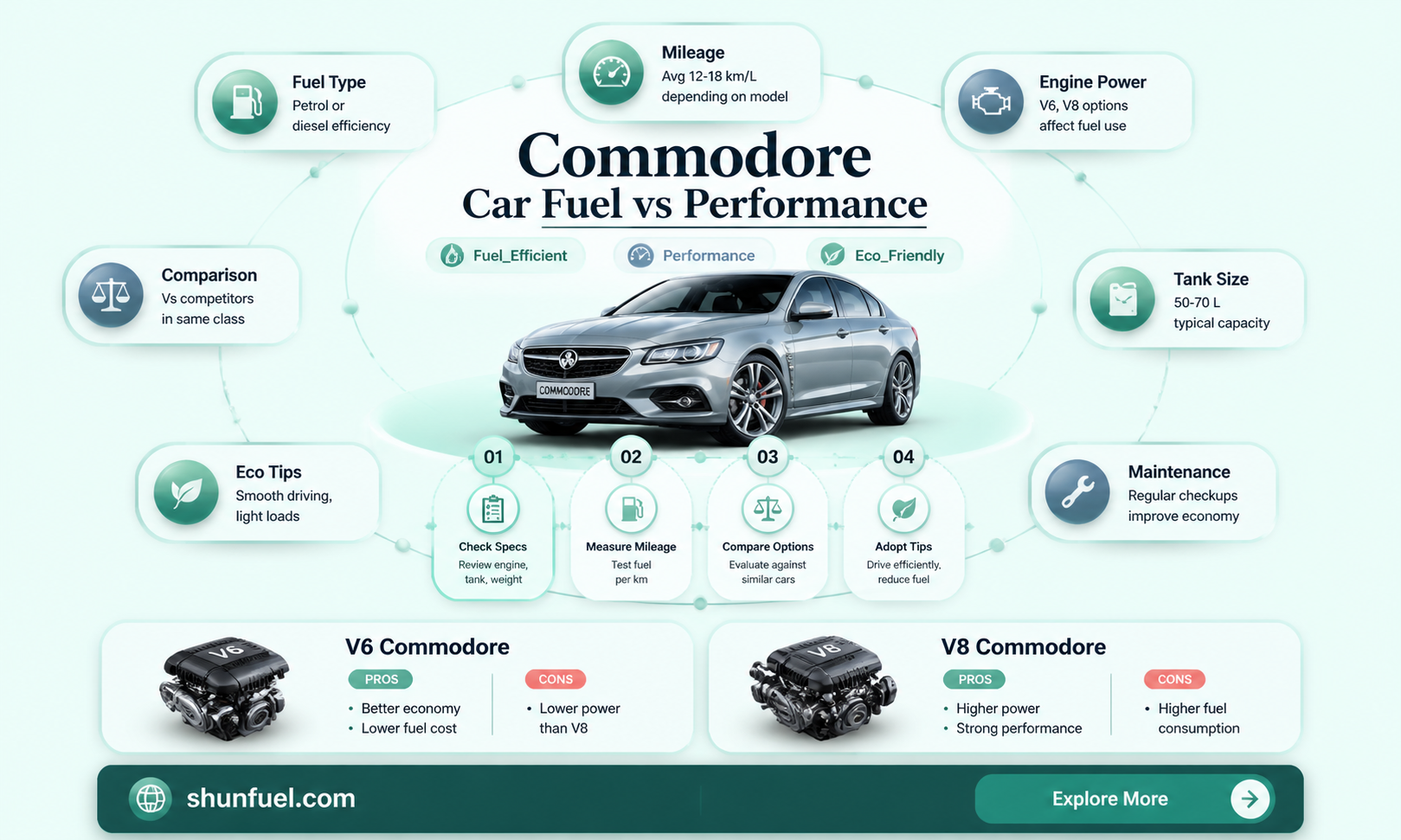 are commodores fuel efficient