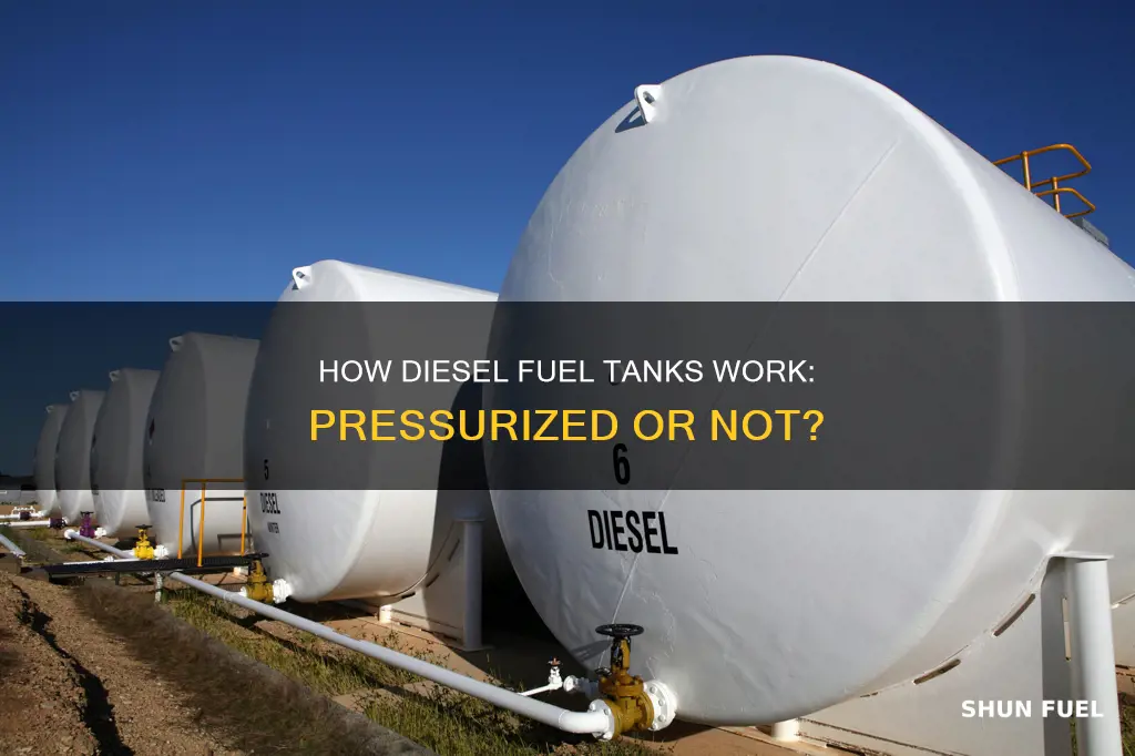 are diesel fuel tanks pressurized