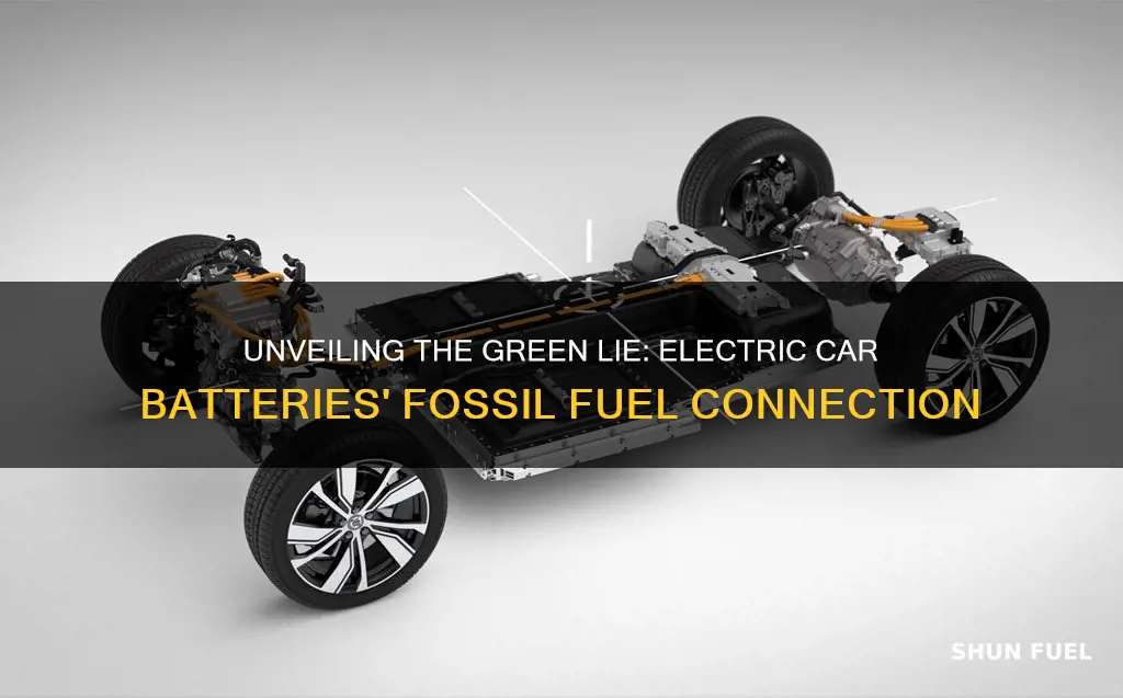 are electric car batteries made from fossil fuels