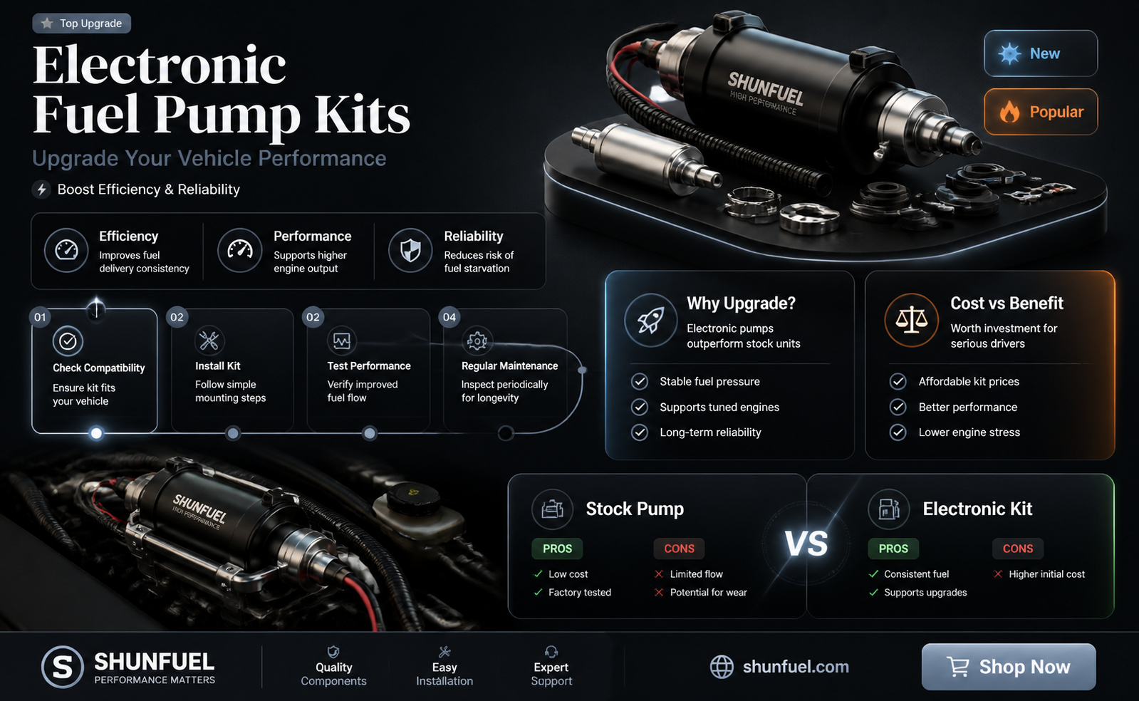 are electronic fuel pump kits worth it