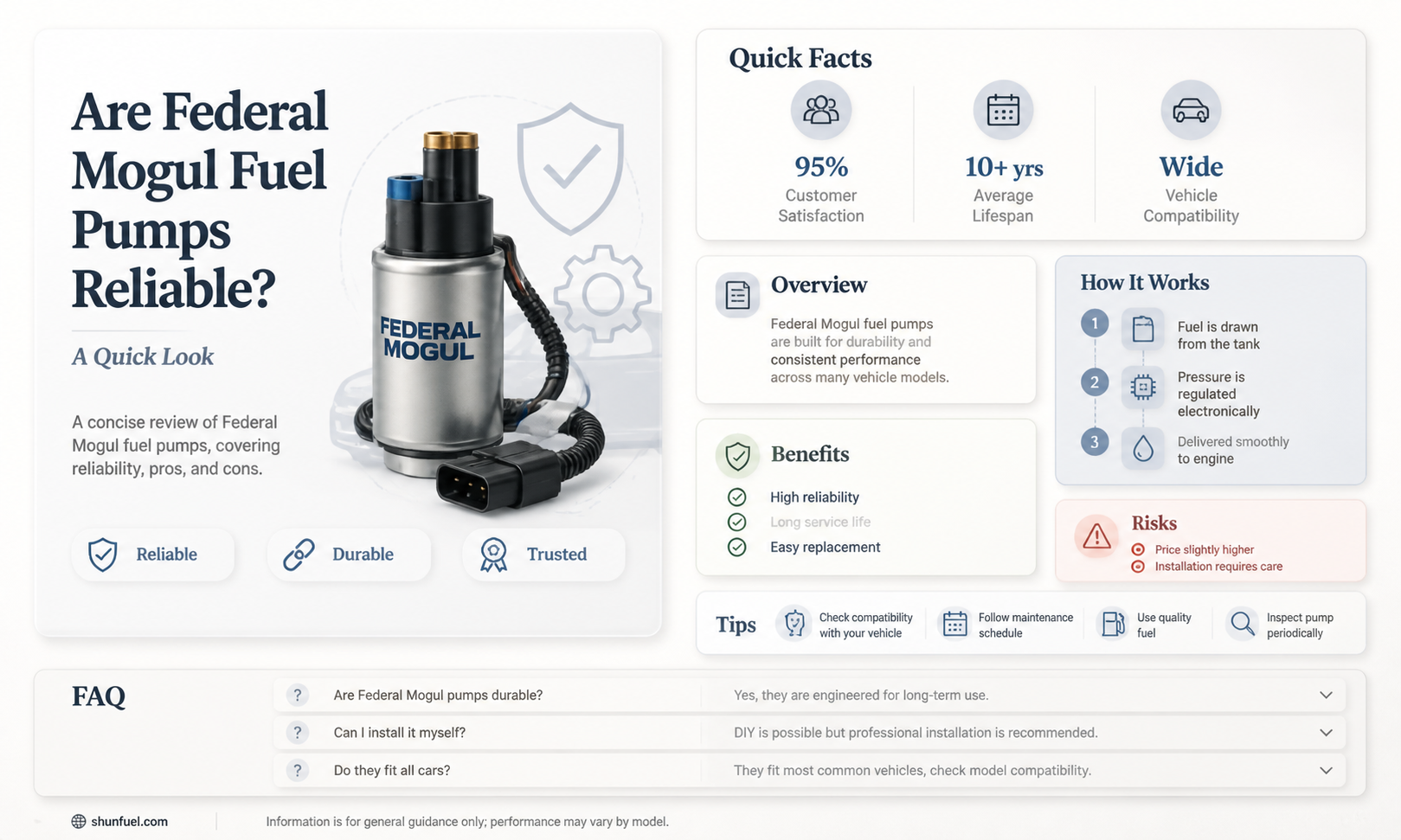 are federal mogul fuel pumps good