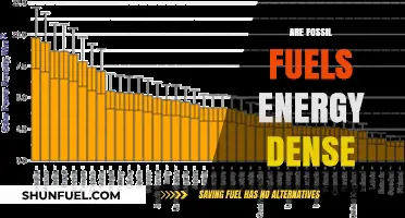 Fossil Fuels: Energy Dense Powerhouses?