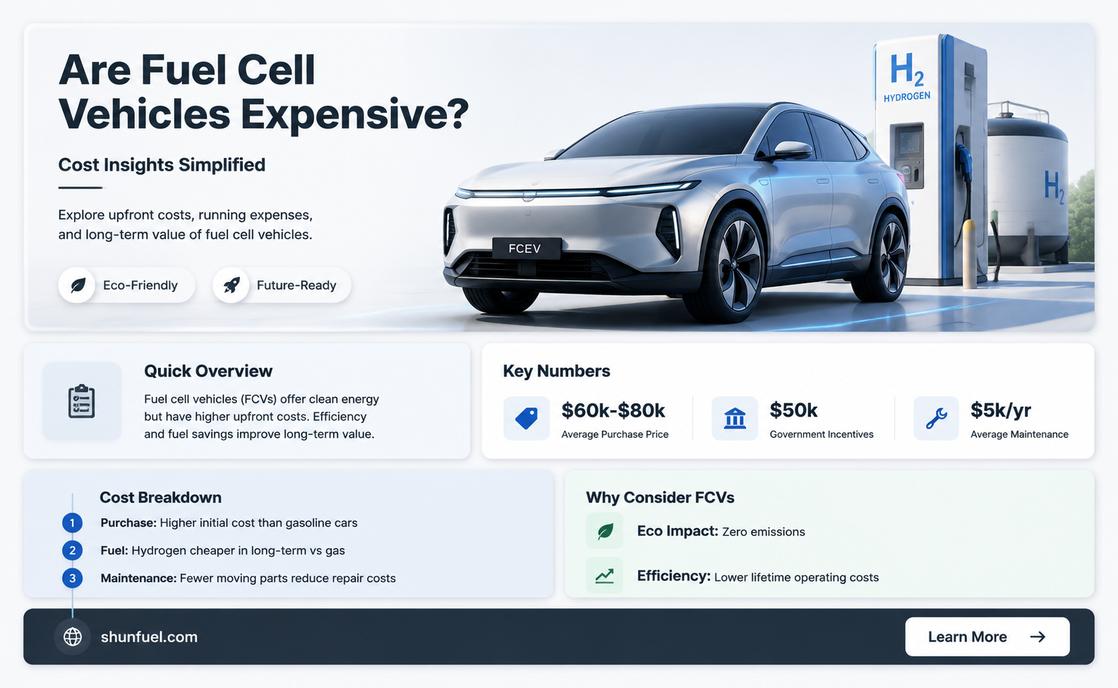 are fuel cell vehicles expensive