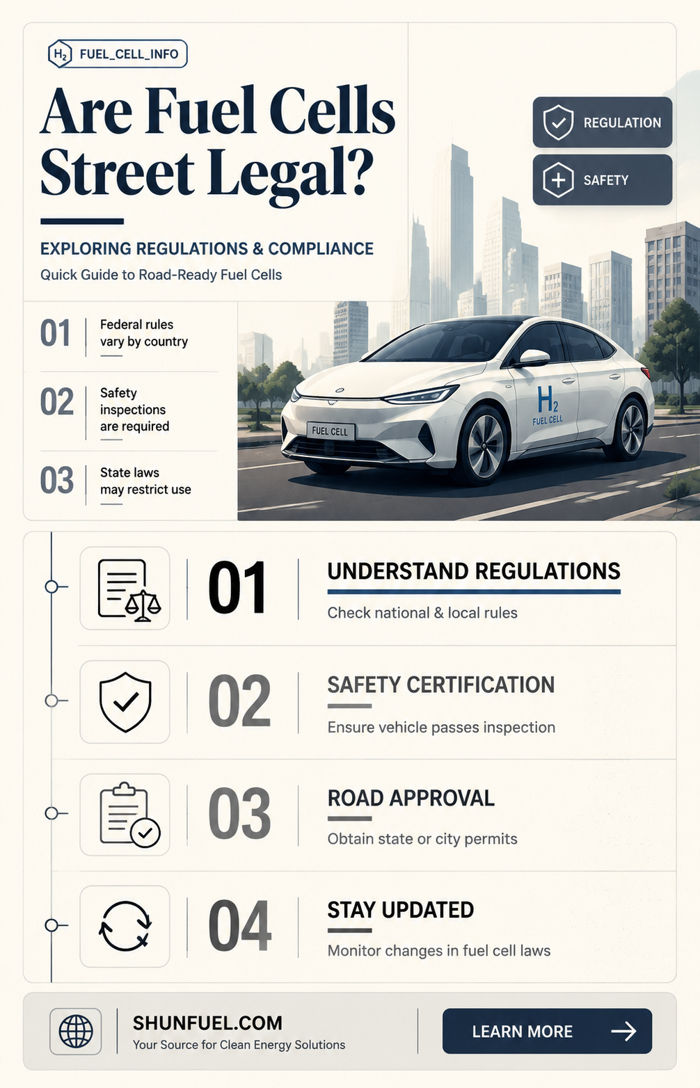 are fuel cells street legal
