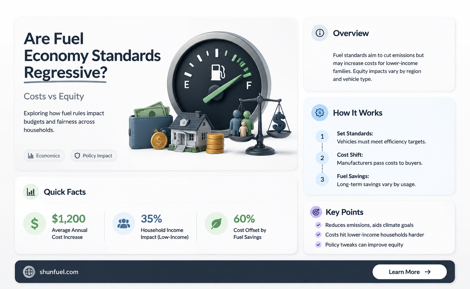 are fuel economy standards regressive