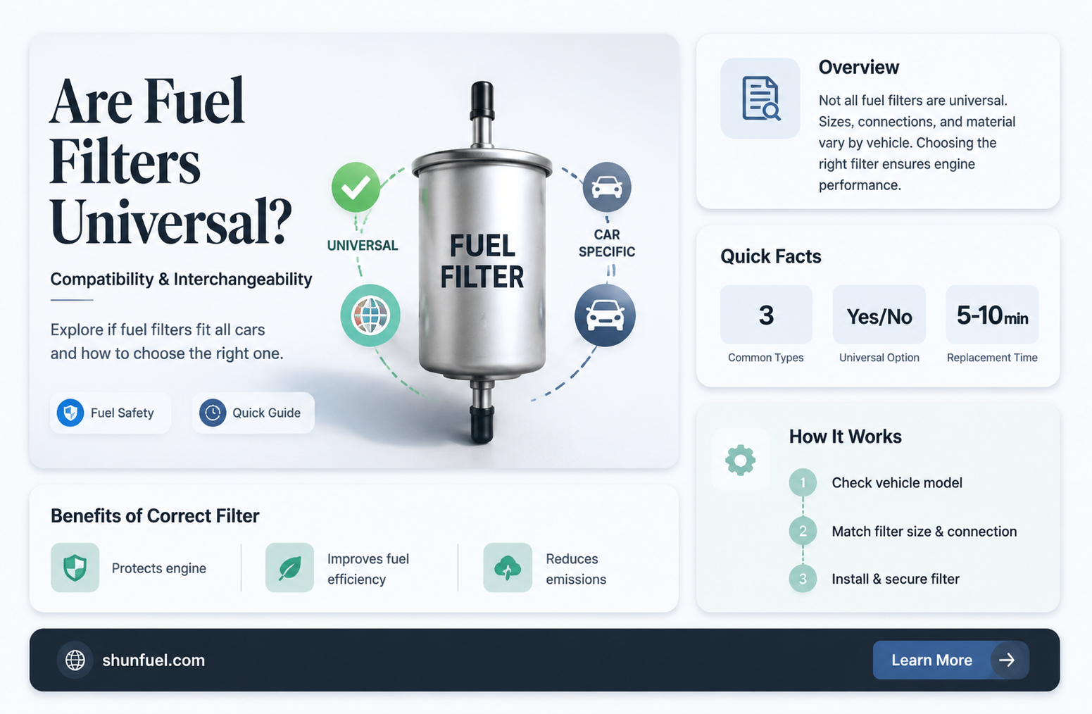 are fuel filters universal