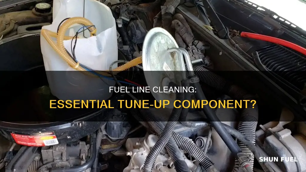 are fuel lines cleaned during a tune up