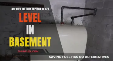 Fuel Oil Tanks: Level Setting in Basements