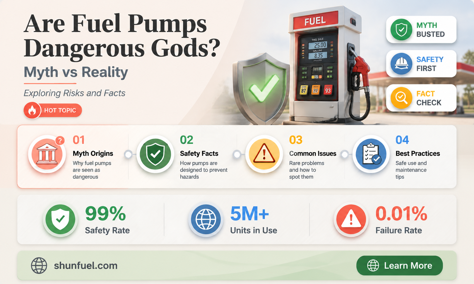 are fuel pumps considered to be dangerous gods