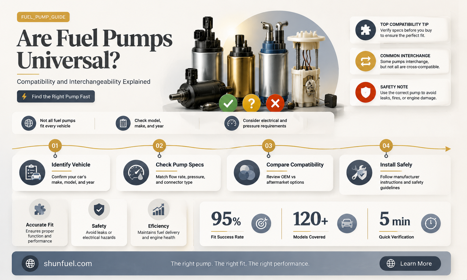 are fuel pumps universal