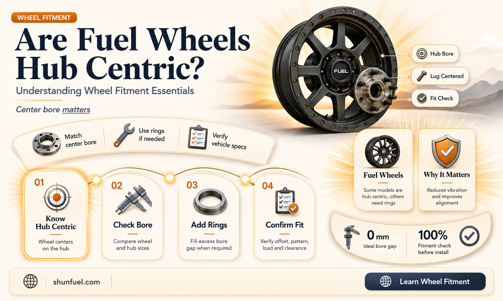 are fuel wheels hub centric