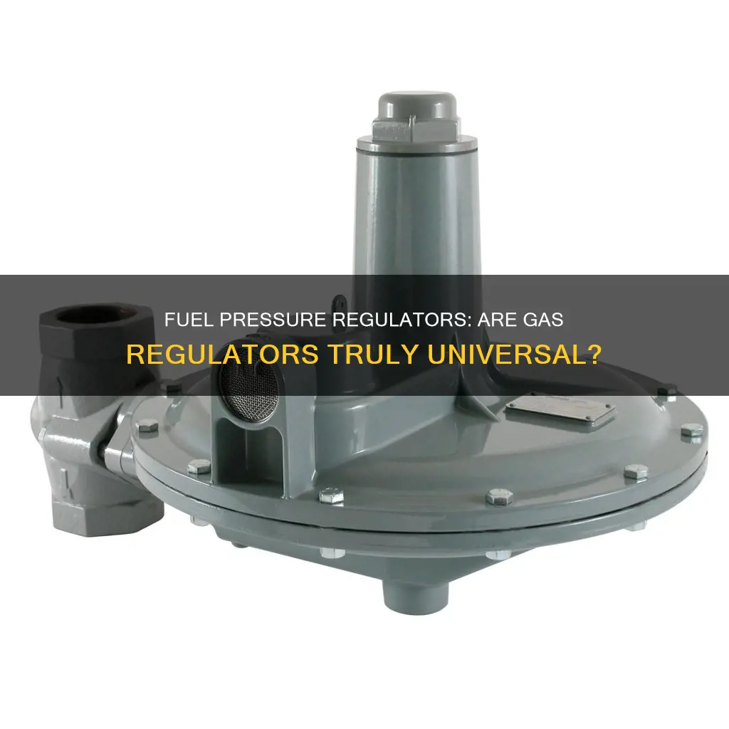 are gas fuel pressure regulators same