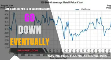 Will Gasoline Prices in California Eventually Decline?