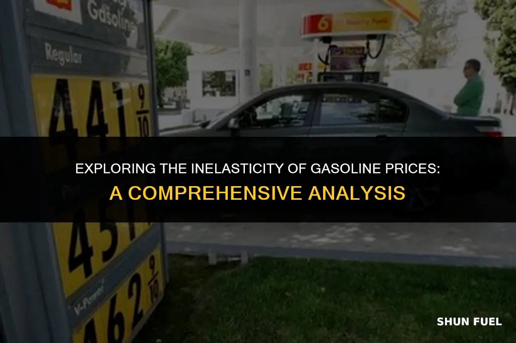 are gasoline prices inelastic