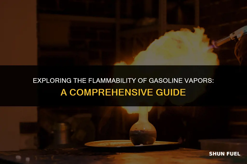 are gasoline vapors flammable