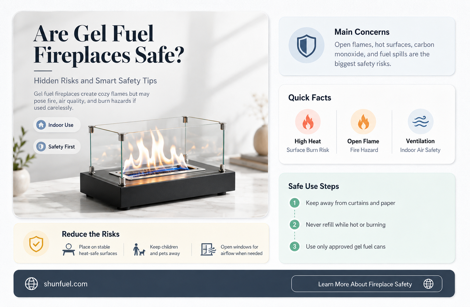 are gel fuel fireplaces dangerous