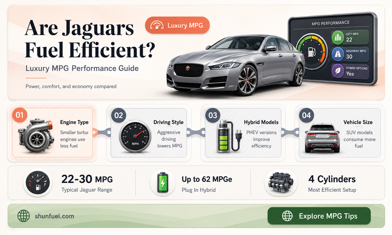 are jaguars fuel efficient