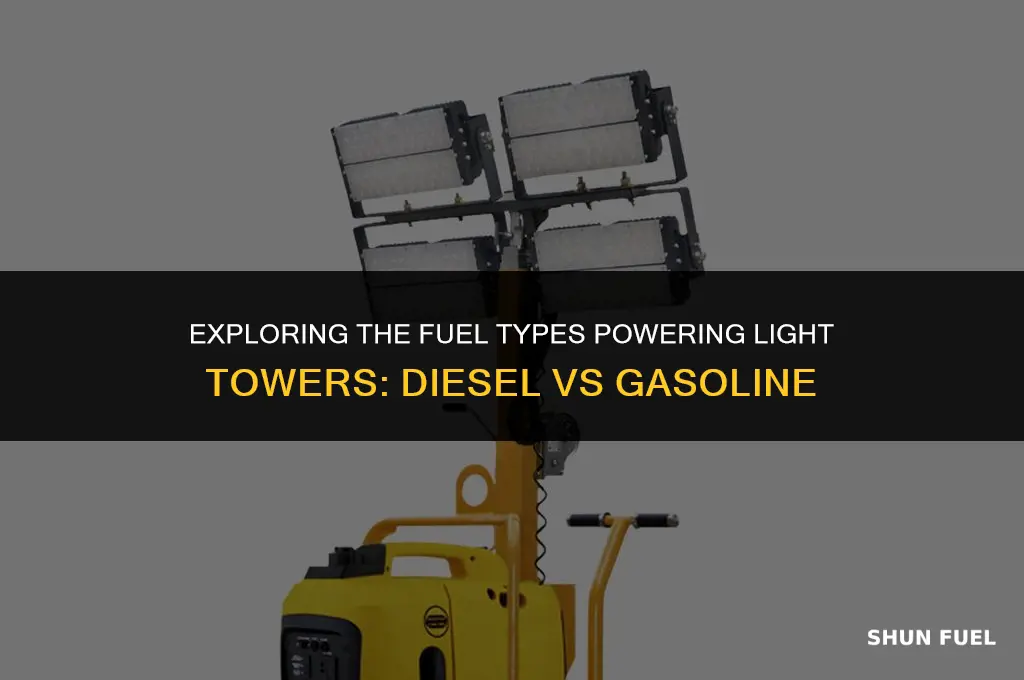 are light towers diesel or gasoline