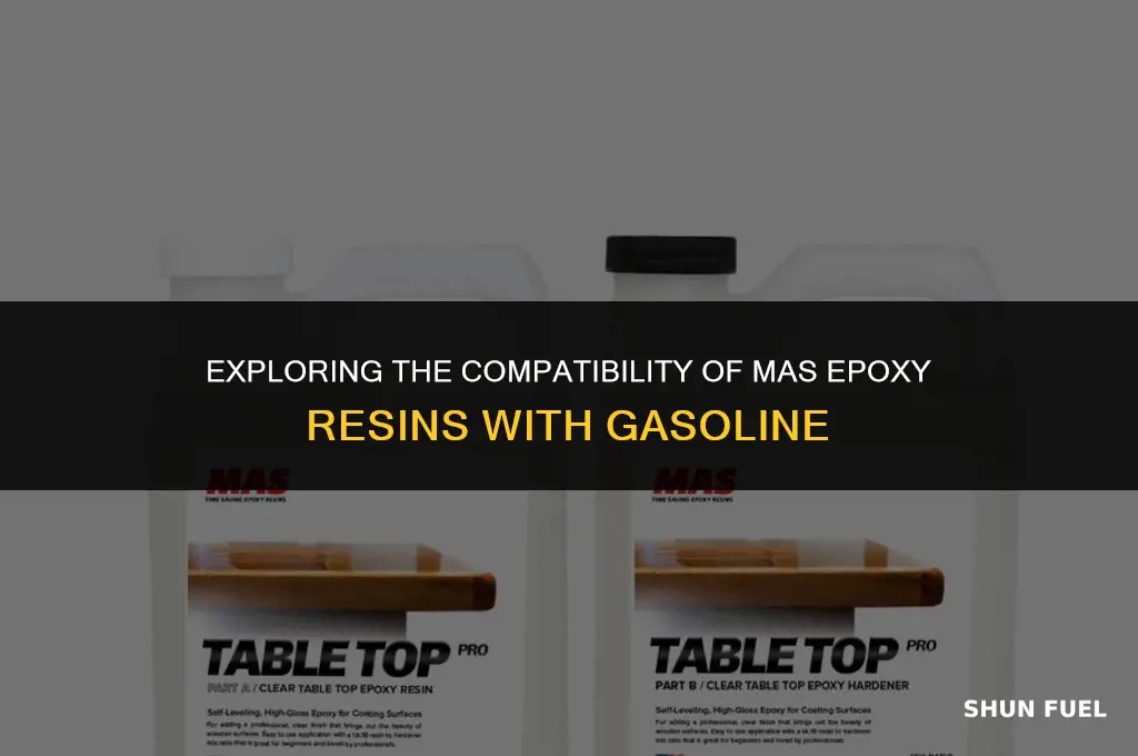 are mas epoxy resins suitable for gasoline contact