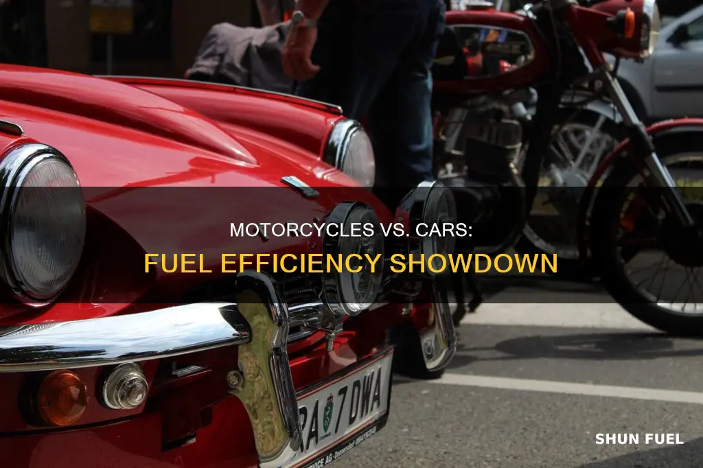 are motorcycles more fuel efficient than cars