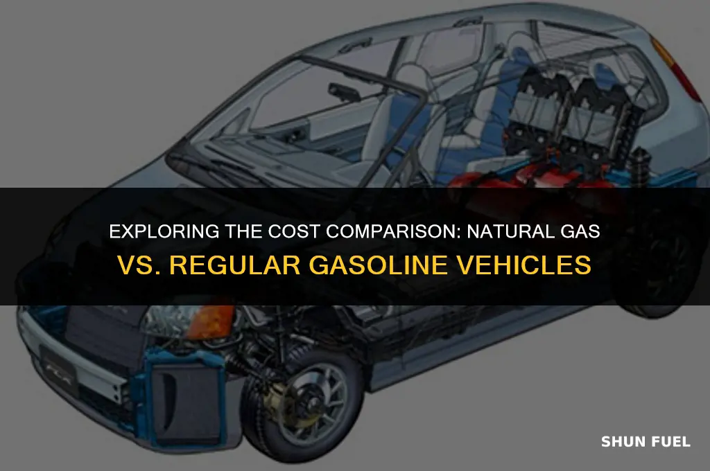 are natural gas cars more expensive than regular gasoline