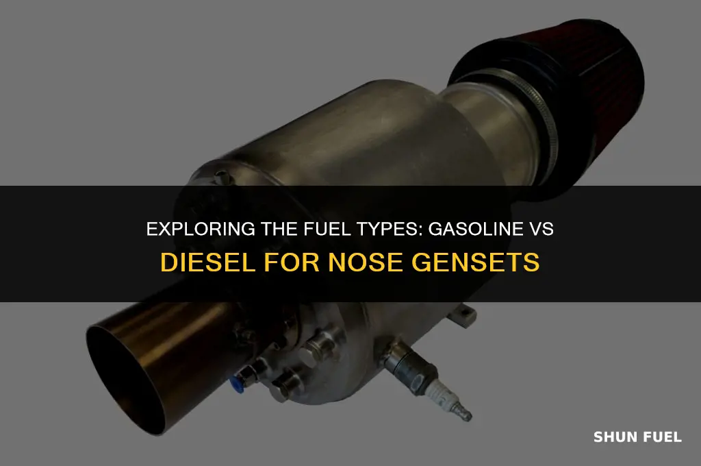 are nose genset gasoline or diesel