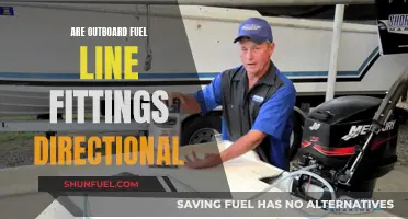 Outboard Fuel Line Fittings: Understanding Directional Design