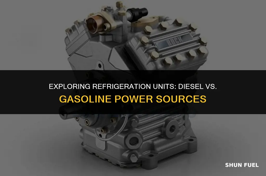are refrigeration units powered by diesel or gasoline