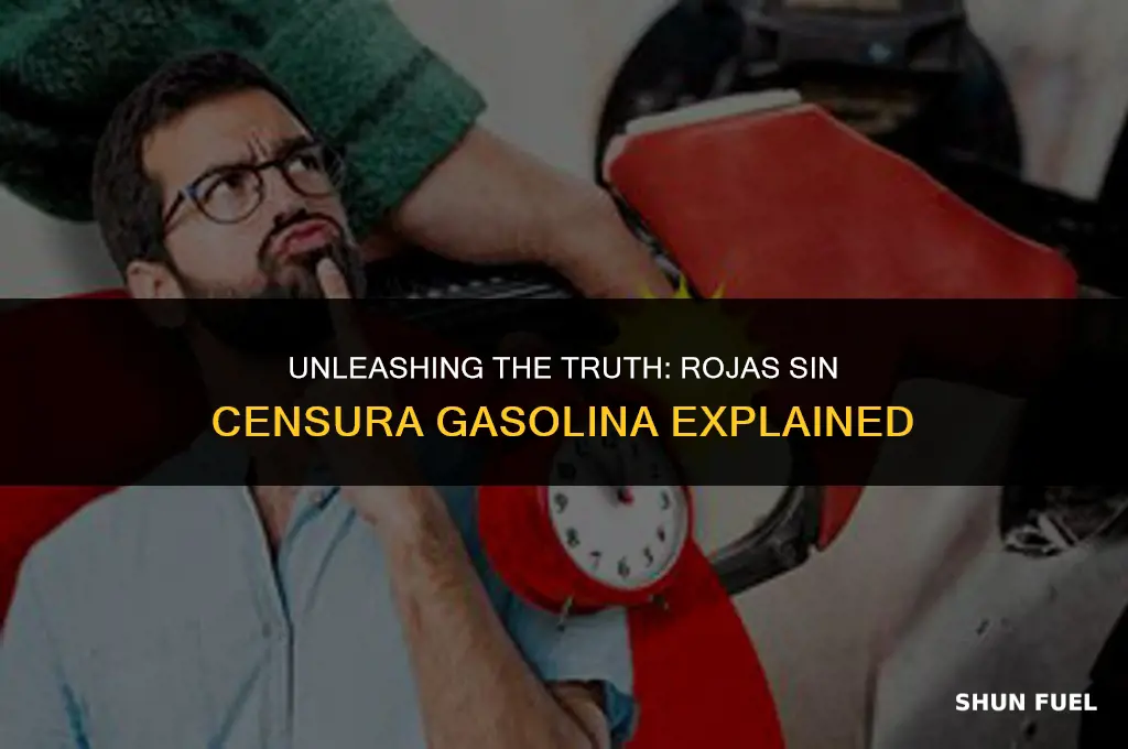 are rojas sin censura gasolina