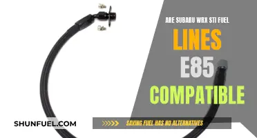 STI Fuel Lines: E85 Compatible?