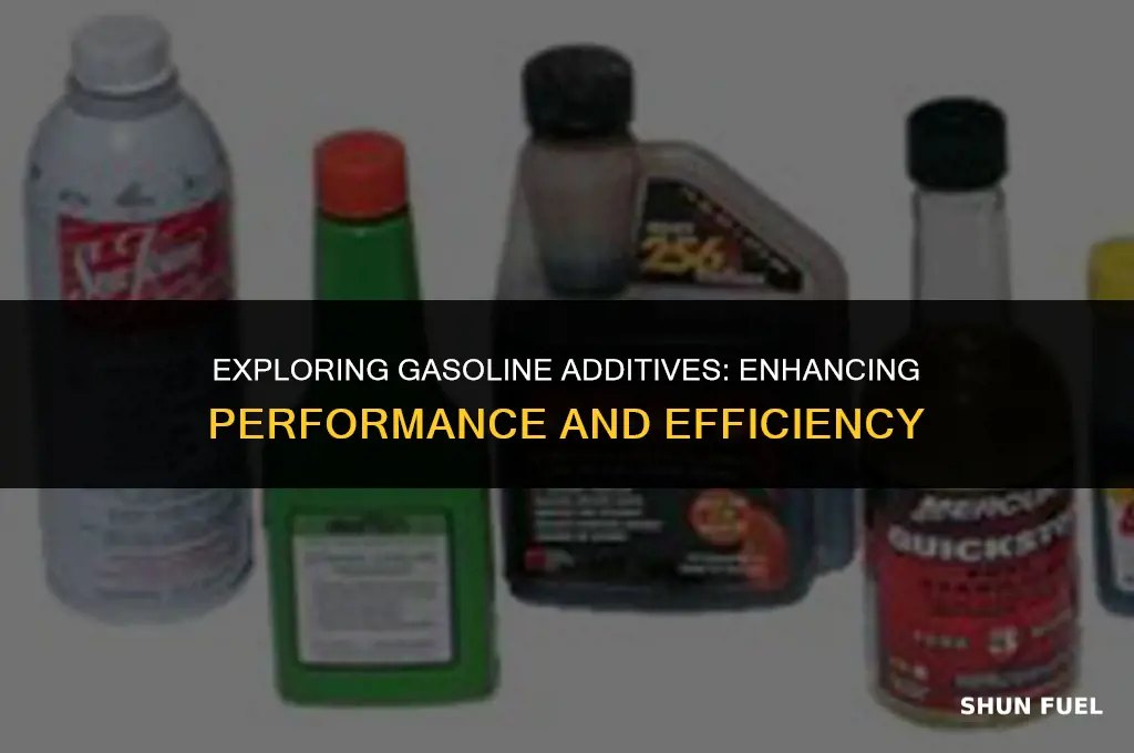 are there additives for gasoline cars