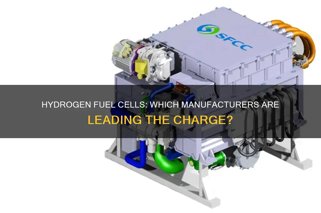 are there any manufacturers using hydrogen powered fuel cells