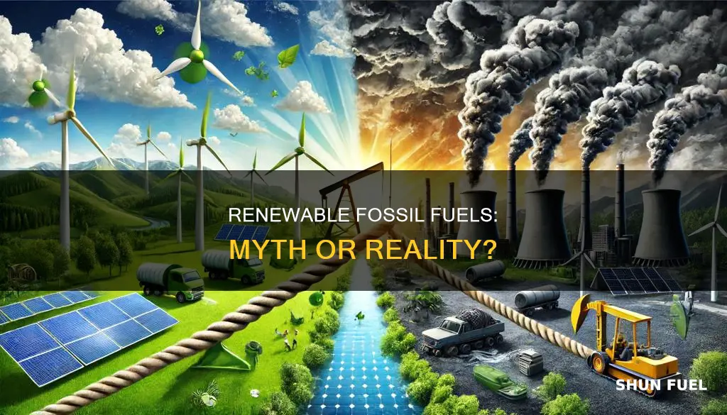 are there any renewable fossil fuels