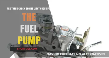 Check Engine Light and Fuel Pump: Understanding Diagnostic Trouble Codes