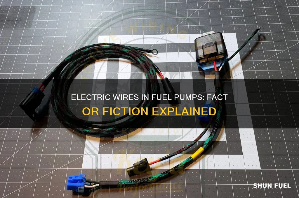 are there electric wires in the fuel pump