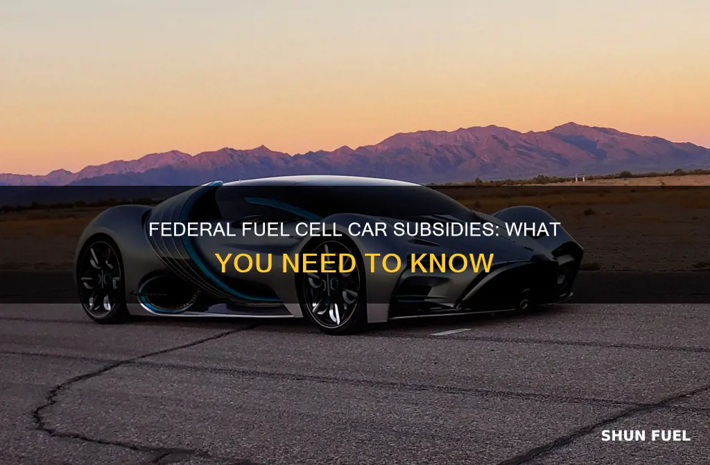 are there federal subsidies for fuel cell cars