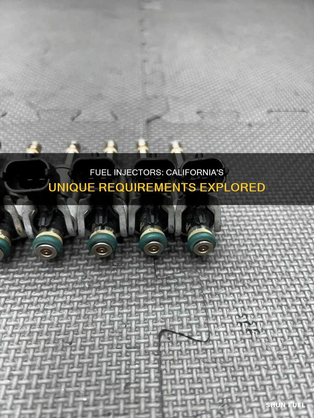 are there scalifornia specific fuel injectors