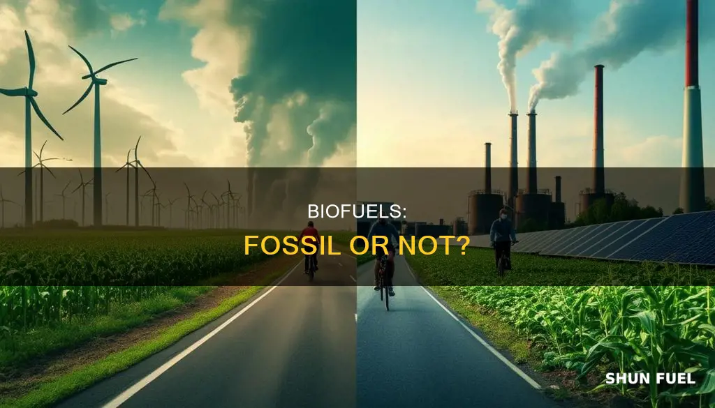 are traditional biofuels fossil fuels