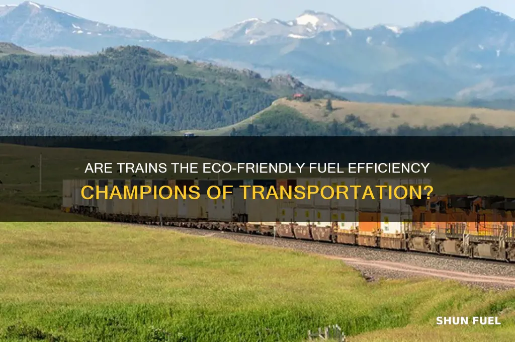 are trains fuel efficient