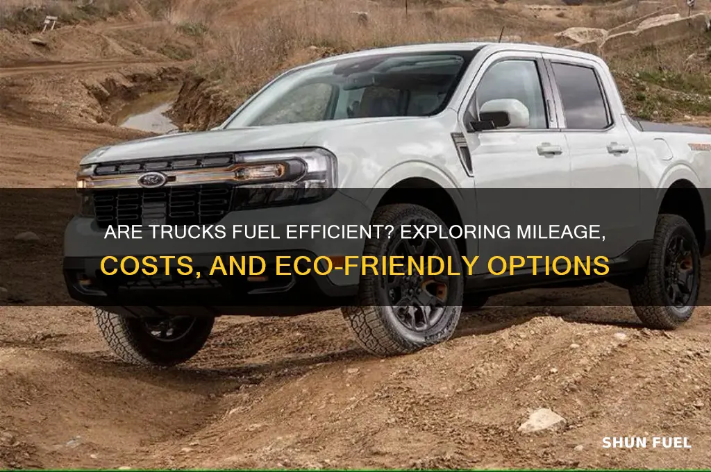 are trucks fuel efficient